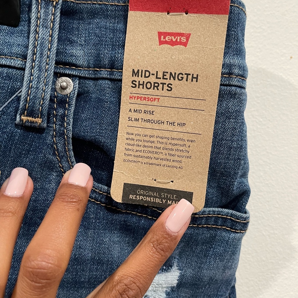 Levi's Blue Jean Shorts